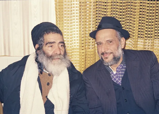 מרן גדול הדור מארי יחיא אלשיך עם הרב אהרן דריין