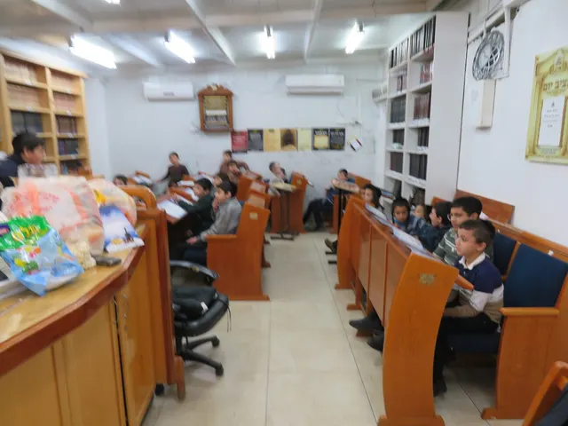 מעמד תהילים לילדים בבית המדרש