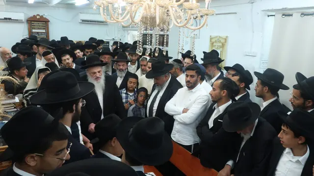 מהלוויה של מרן נשיא המוסדות רבי שמעון צדוק זצ״ל