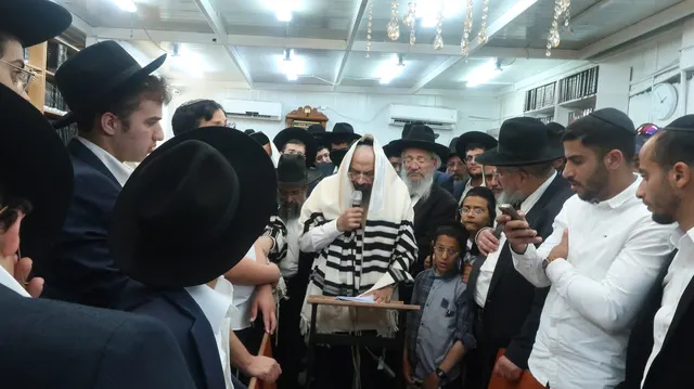מהלוויה של מרן נשיא המוסדות רבי שמעון צדוק זצ״ל